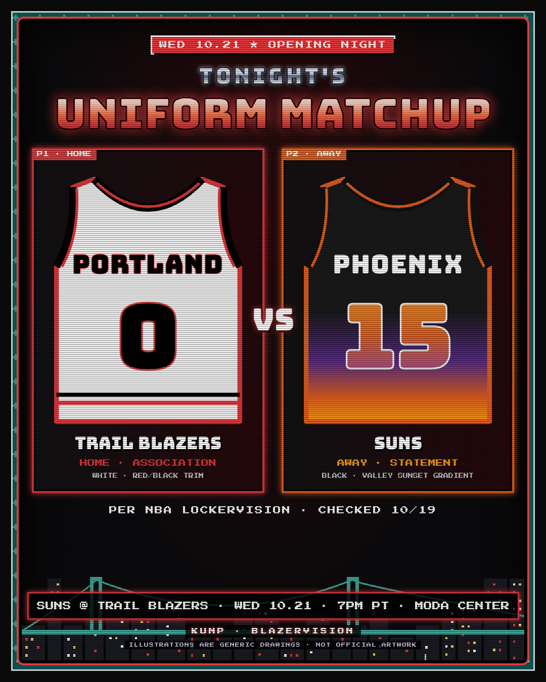 Opening Night Unis